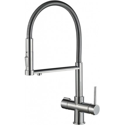 Смеситель для кухни ZorG Steel Hammer SH 2002 хром