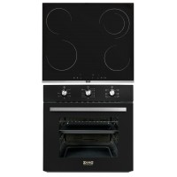 Комплект духовой шкаф ZorG Technology BE6 black + варочная панель ZorG Technology MS 163 black