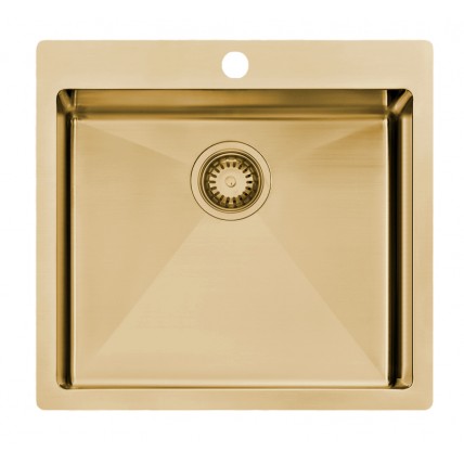 Кухонная мойка ZorG 5055 Nano PVD Gold 