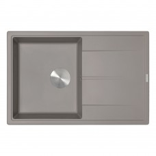 Мойка с сифоном ZORG Rock 78 PREMIUM alumetallic