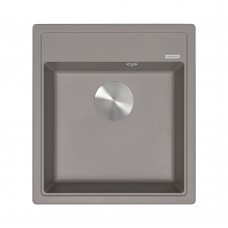 Мойка с сифоном ZORG Rock 46 PREMIUM alumetallic