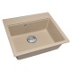 Мойка с сифоном ZORG Rock 60 PREMIUM beige