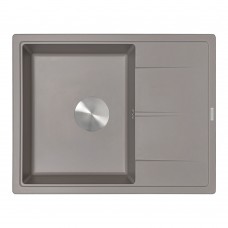 Мойка с сифоном ZORG Rock 65 PREMIUM alumetallic