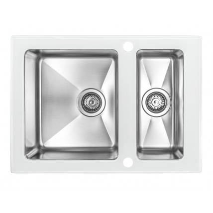 Кухонная мойка ZorG GS 6750-2 White