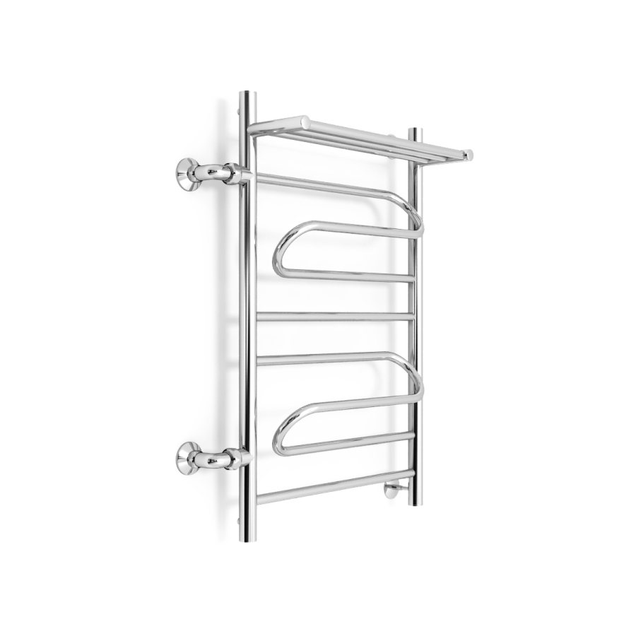 Полотенцесушитель водяной с полкой боковое подключение